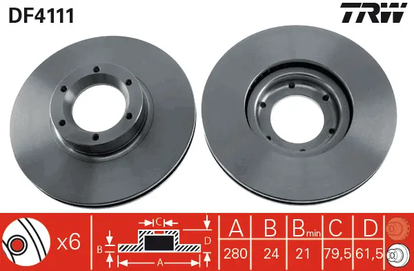 Brake Discs TRW Braking 