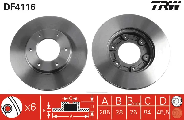 Brake Discs TRW Braking 