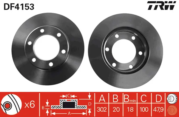 Brake Discs TRW Braking 