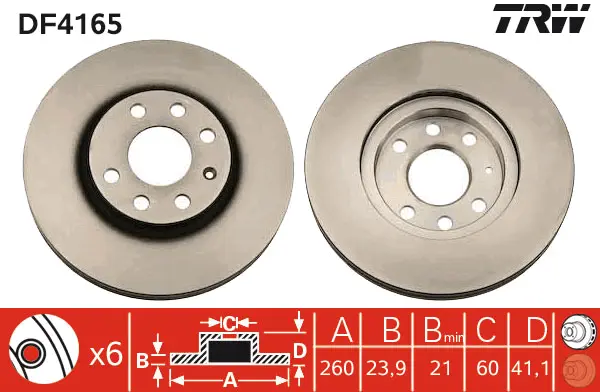 Brake Discs TRW Braking 