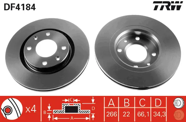 Brake Discs TRW Braking 
