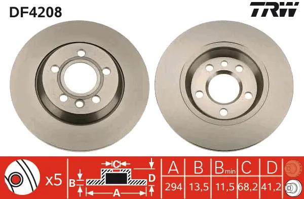 Brake Discs TRW Braking 