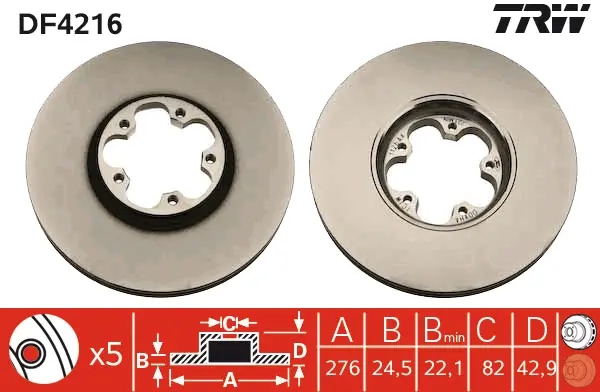 Brake Discs TRW Braking 
