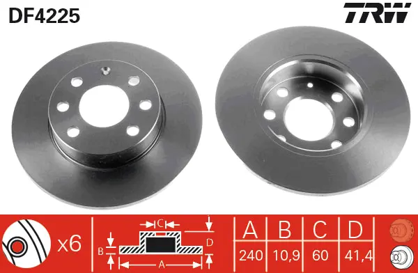 Brake Discs TRW Braking 