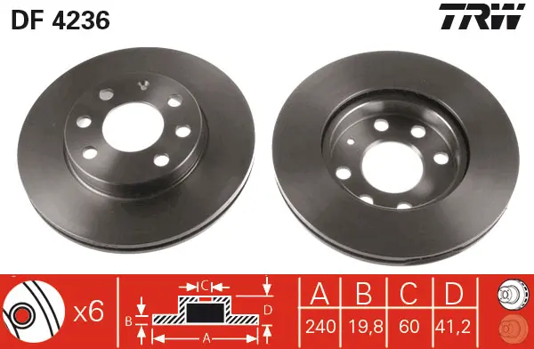 Brake Discs TRW Braking 