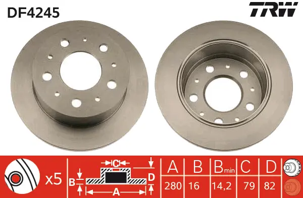 Brake Discs TRW Braking 