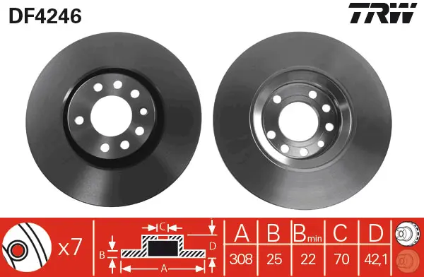 Brake Discs TRW Braking 