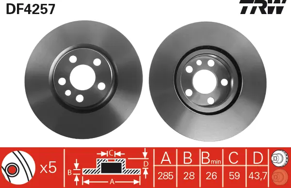 Brake Discs TRW Braking 