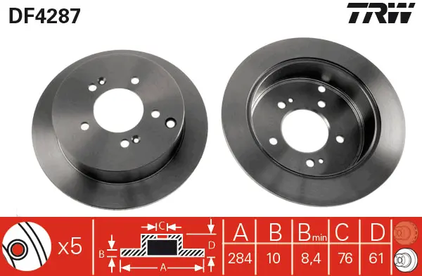 Brake Discs TRW Braking 