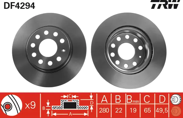 Brake Discs TRW Braking 