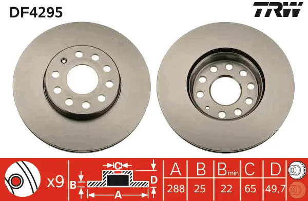 Brake Discs TRW Braking 