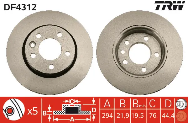 Brake Discs TRW Braking 