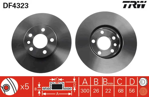 Brake Discs TRW Braking 