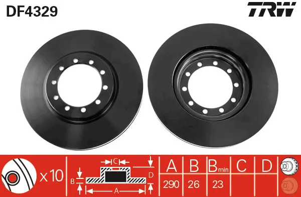 Brake Discs TRW Braking 