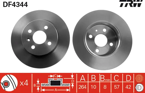 Brake Discs TRW Braking 