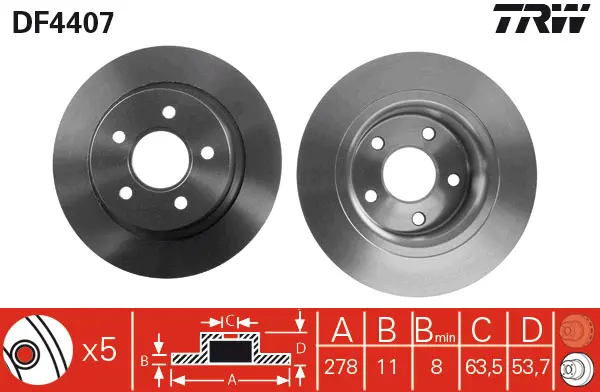 Brake Discs TRW Braking 