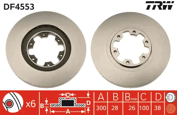Brake Discs TRW Braking 