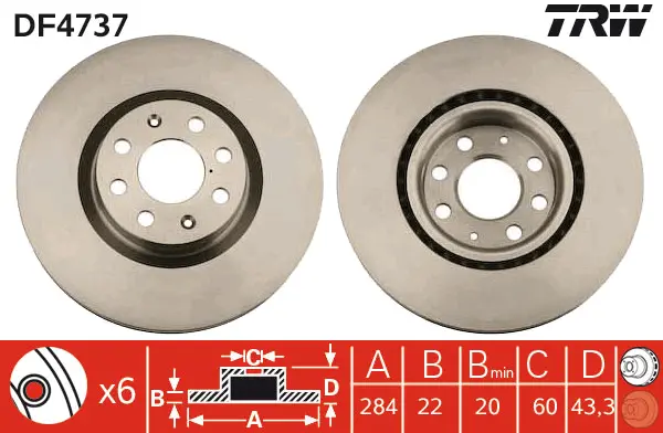 Brake Discs TRW Braking 