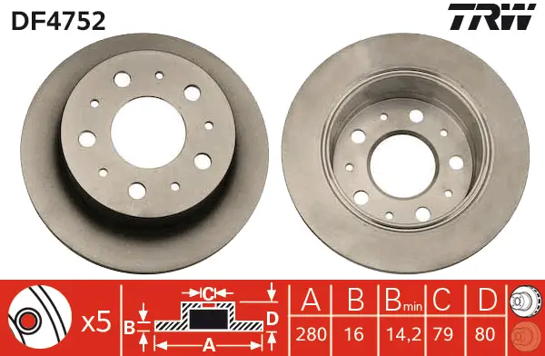 Brake Discs TRW Braking 
