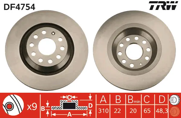 Brake Discs TRW Braking 