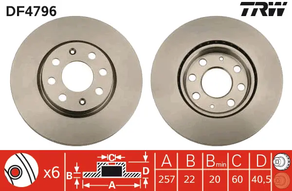 Brake Discs TRW Braking 