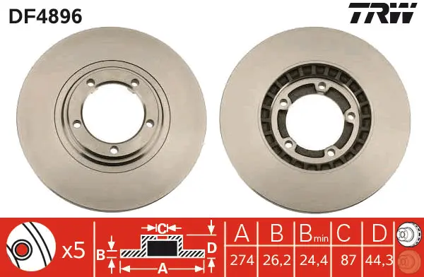 Brake Discs TRW Braking 