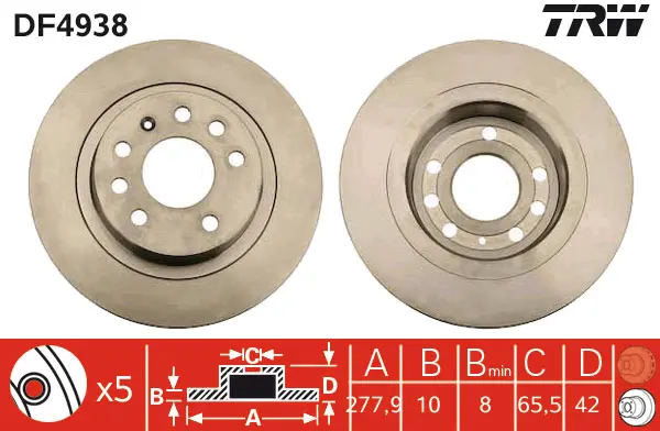 Brake Discs TRW Braking 