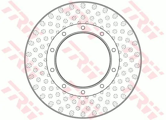 Bremseskive 430mm MB Actros TRW 