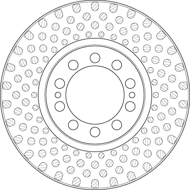 Bremseskive 430mm MB Actros/Axor TRW 