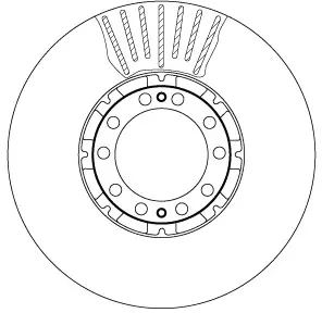 Brake Disc TRW Braking HCV 