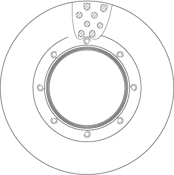 Bremseskive MB Ø 377mm PROEQUIP 