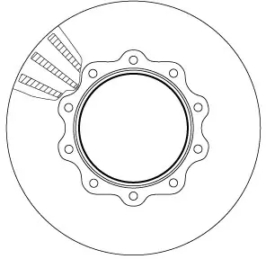 Brake Disc TRW Braking HCV 