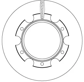 Brake Disc TRW Braking HCV 