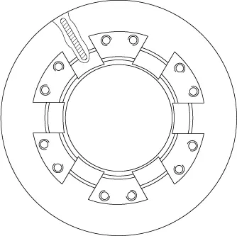 Brake Disc TRW Braking HCV 