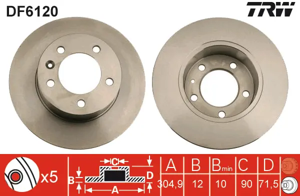 Brake Discs TRW Braking 