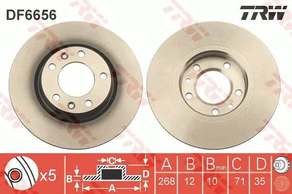 Brake Discs TRW Braking 