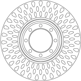 Brake Disc TRW Braking 