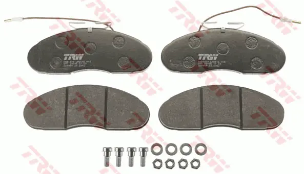 Brake Pad Set, disc brake TRW Braking 