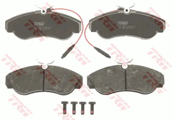 Brake Pad Set, disc brake TRW Braking 