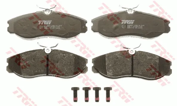 Brake Pad Set, disc brake TRW Braking 