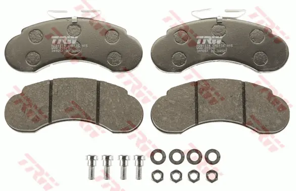 Brake Pad Set, disc brake TRW Braking 