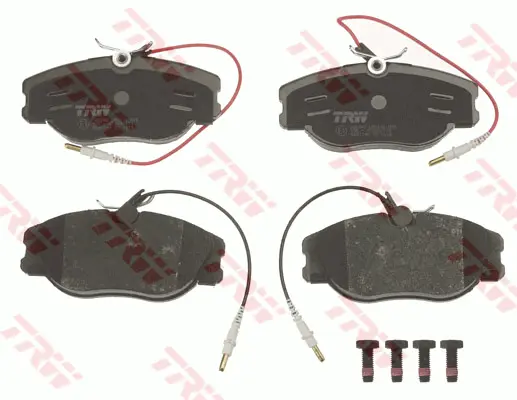 Brake Pad Set, disc brake TRW Braking 