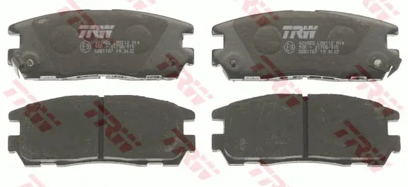 Brake Pad Set, disc brake TRW Braking 