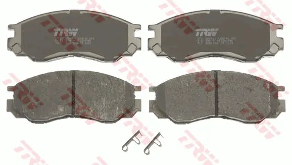Brake Pad Set, disc brake TRW Braking 