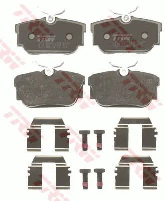 Brake Pad Set, disc brake TRW Braking 