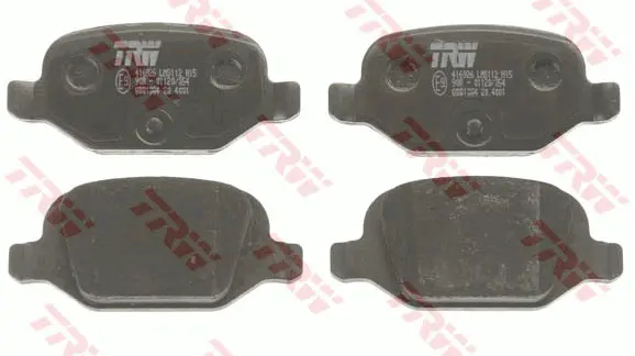 Brake Pad Set, disc brake TRW Braking 