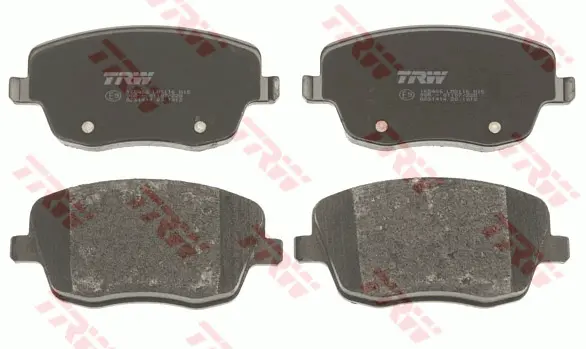 Brake Pad Set, disc brake TRW Braking 