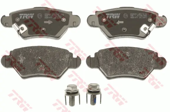 Brake Pad Set, disc brake TRW Braking 