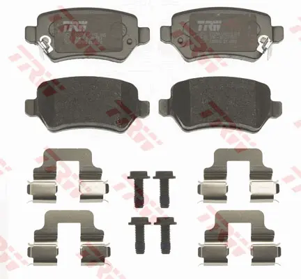 Brake Pad Set, disc brake TRW Braking 