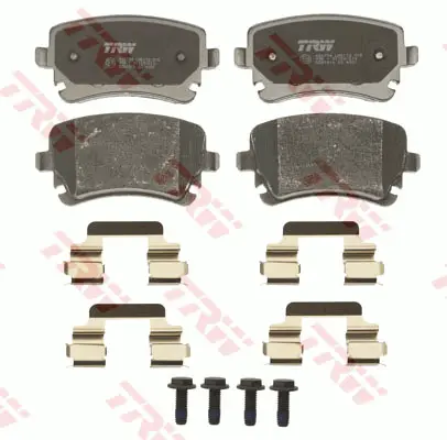 Brake Pad Set, disc brake TRW Braking 